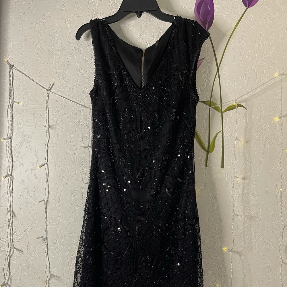 Black Beaded Dress
